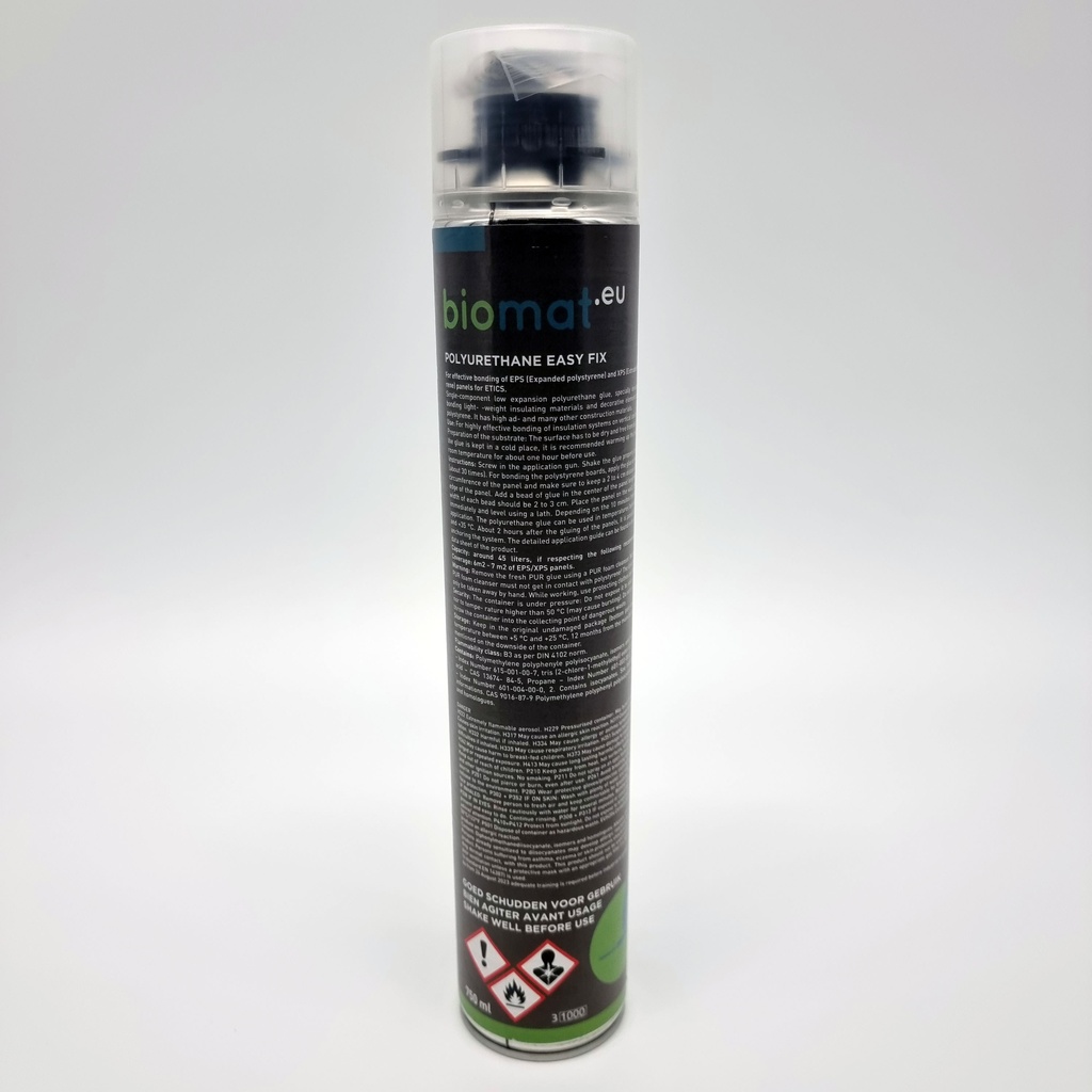 PU-EASY FIX - Polyurethaanlijm met lage expansie - PUR montage en isolatieschuim - 750ml