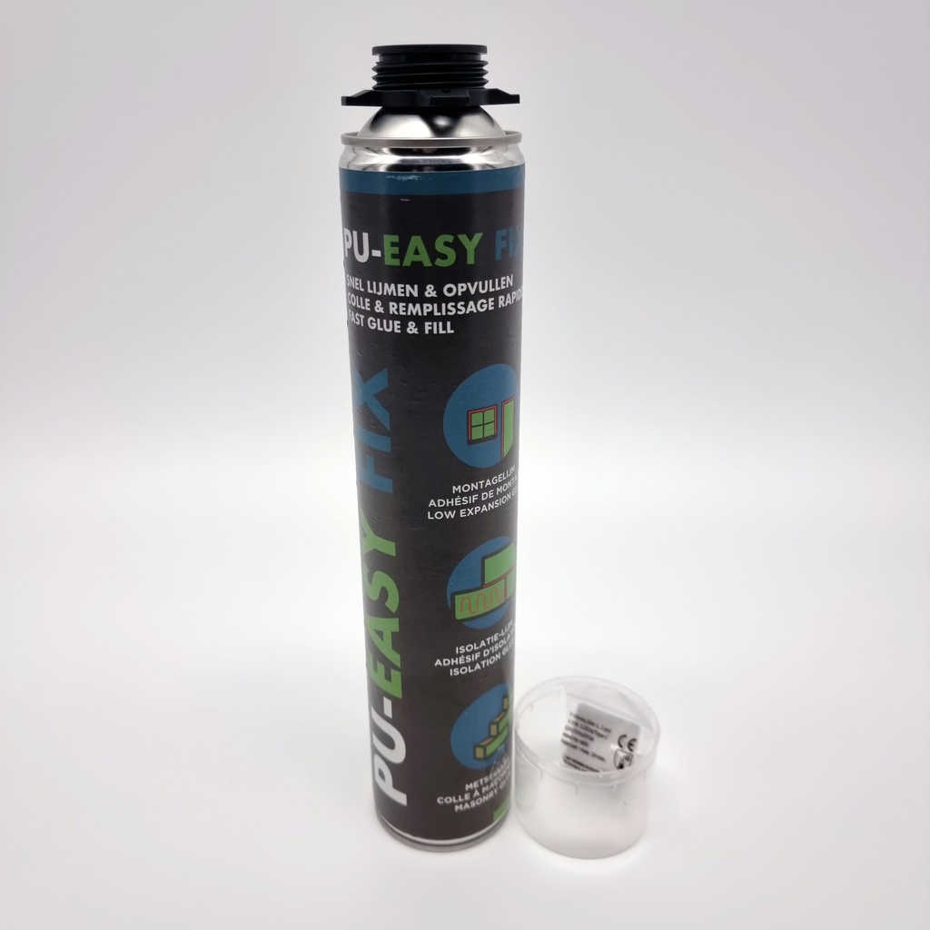 PU-EASY FIX - Polyurethaanlijm met lage expansie - PUR montage en isolatieschuim - 750ml