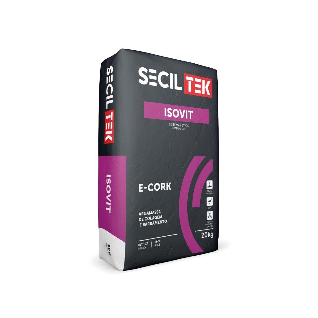 SecilTek Isovit E-cork kleefmortel