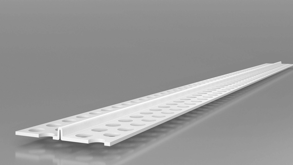 PVC Stucstop - Hoekprofiel , 3m , breedte 4/6/8/10mm Doos van 50 m