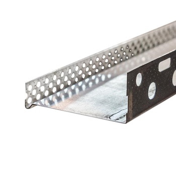 Sokkel/basisprofiel aluminium 0,95mm - 2,5m (1 stuk - enkel afhaling) (43mm)