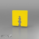 Cale / Entretoise pour Profil de Socle PVC – Plaque de Réglage (50 pièces)