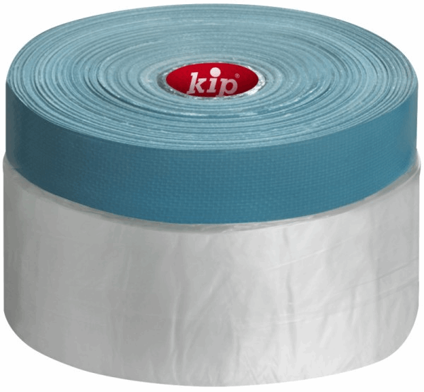 3833 Kip - Masker met textieltape - blauw - 55cm x 20m [60]