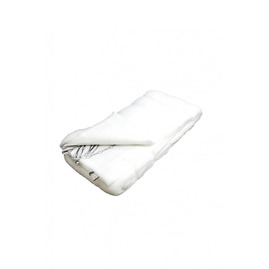 Filet d'Échafaudage PE Blanc - Brise-Vent & Pluie 50% - Résistant aux UV - 50g/m² (Plusieurs dimensions)