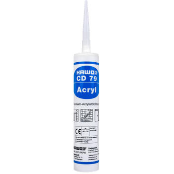 KAWO CD 79 - elastische acryl voegkit - overschilderbaar - 310ml [20] (wit)