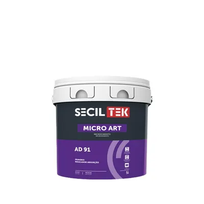 Seciltek Micro Art AD 91 - Apprêt de scellement / apprêt de scellement pour vernis acrylique - 5 litres