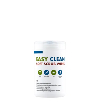 Lingettes nettoyantes Easy Clean SOFT SCRUB - 50 lingettes pour les mains [6]