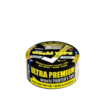 WASHI ultra-premium - Ruban adhésif fin - Résistance de 6 semaines à l'extérieur - 50 m