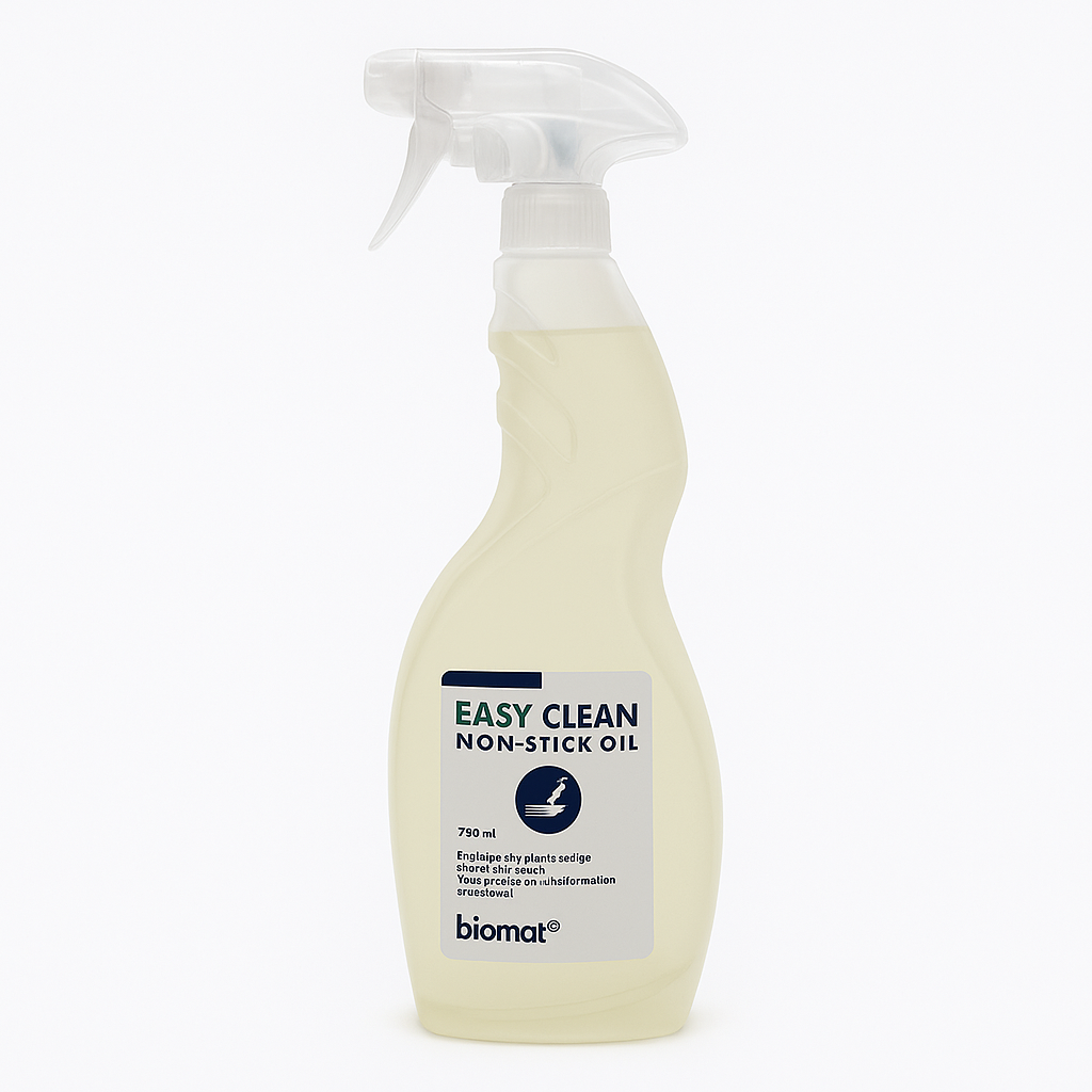 Easy Clean NON-STICK OIL - smeer- en antikleefolie - biologisch afbreekbaar - 75cl