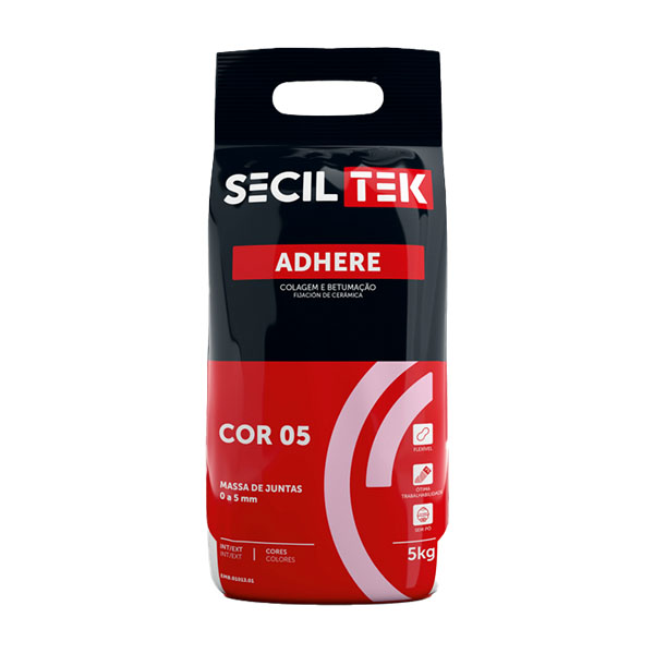 Seciltek ADHERE COR 05 - Coulis pour carrelage - coloré - joint max. 5 mm - 5 kg