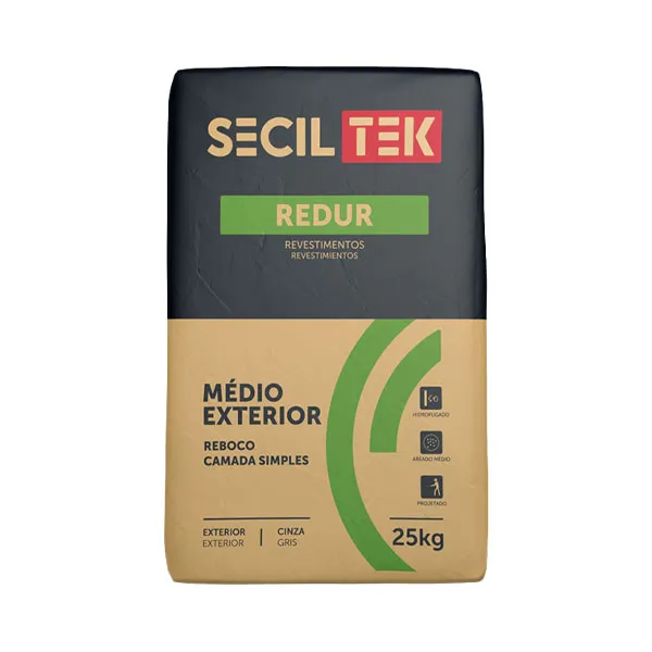 REDUR MEDIO – Waterafstotende cementeringsmortel voor binnen- en buitenmuren – grijs – 25 kg (60)