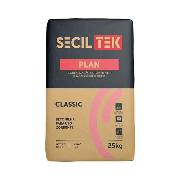 Seciltek PLAN CLASSIC - Zand-cement mortel / chape - 25kg (60)