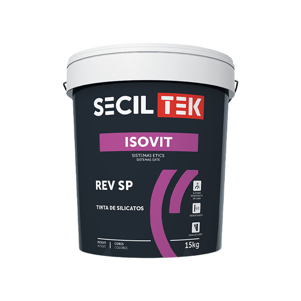 Seciltek Isovit REV SP - Peinture au silicate minéral - extérieur - mat - BLANC