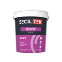 Seciltek Isovit AD 20 - REV Primaire/pré-traitement pour plâtre texturé/enduit - COLORÉ - 15 litres (33)