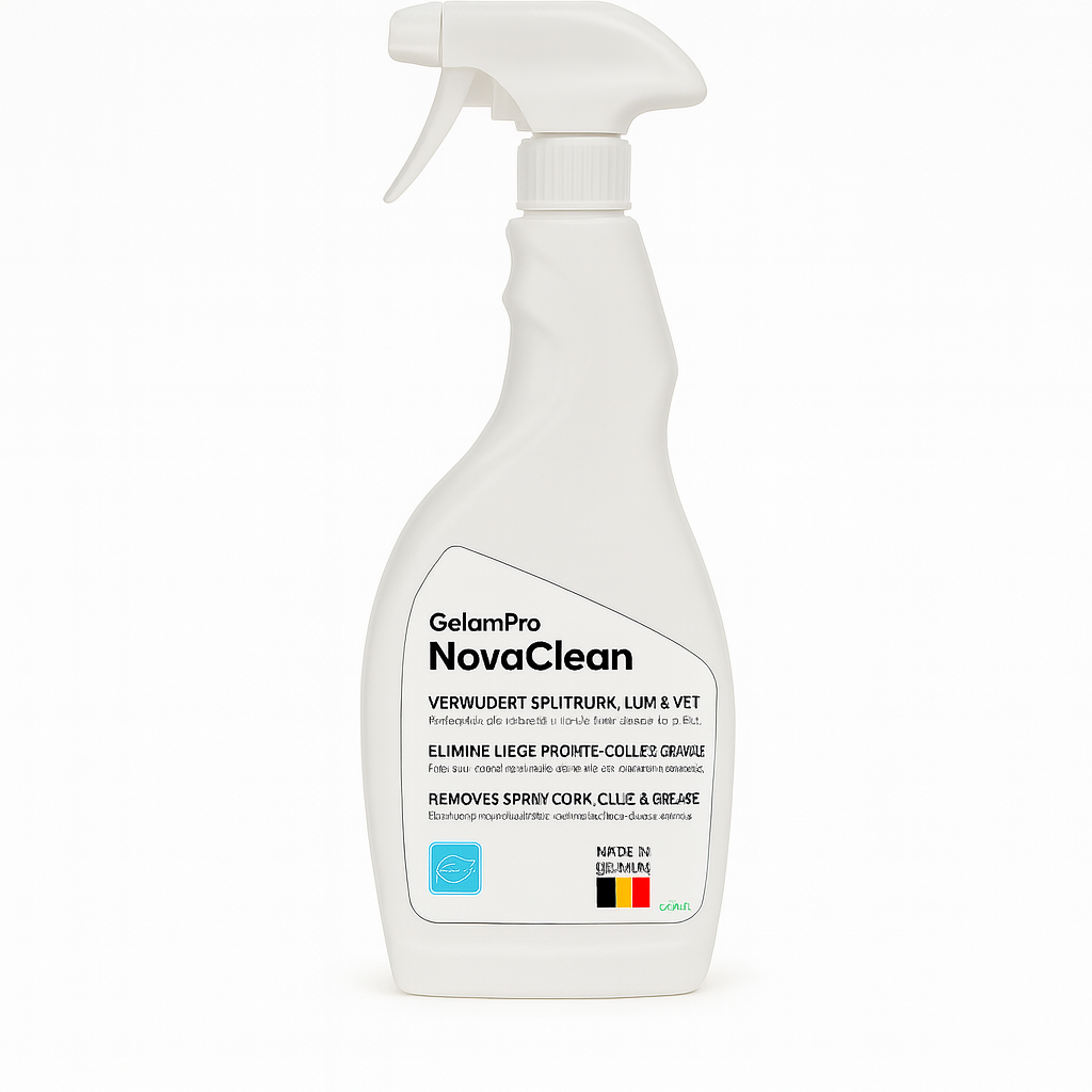 GelamPro NovaClean – Élimine le liège projeté, la colle et la graisse – 750 ml