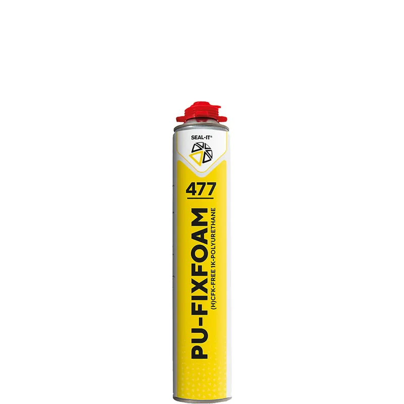 Mousse de montage et d'isolation Seal-it 477 PU-FIXFOAM - tous types de matériaux en plaques / panneaux - PUR - 750 ml [12]