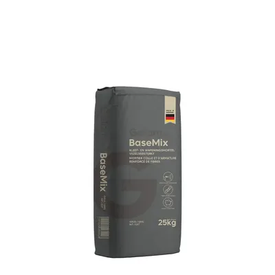 GelamPro BaseMix - Vezelversterkte Kleef en Wapeningsmortel voor ETICS - Grijs Cement - 25kg (42)