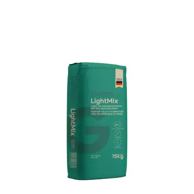 GelamPro LightMix - Lichte Vezelversterkte Kleef en Wapeningsmortel met EPS voor ETICS - Wit Cement - 15kg (42)