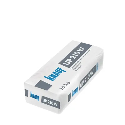 Knauf UP 210 W - Enduit de fond et de finition hydrofuge, sac de 25 kg - sac de 25 kg (0,025 tonne)