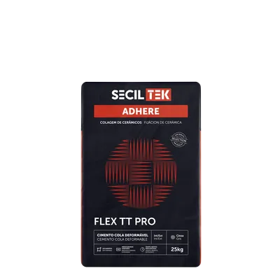 Seciltek Adhere Flex TT Pro – Colle à carrelage déformable pour grands carreaux de céramique - C2 TE S1 - 25 kg (60)