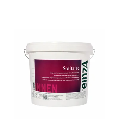 Peinture murale premium einzA Solitaire Chalk Matte – Intérieur, extra mate, 10 l, teintée