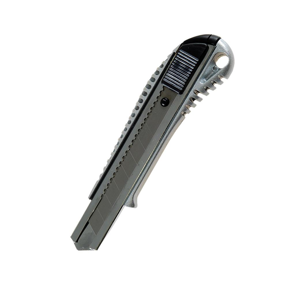Couteau utilitaire / couteau à lame sécable - métal - 18 mm