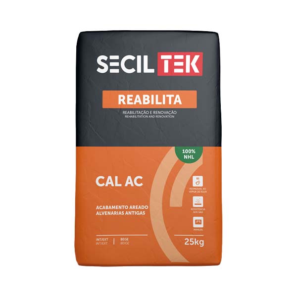 Reabilita Cal AC (beige) - mortier de finition et de jointoiement - fin 1,0 - 25kg (60)