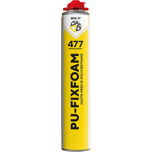 [MONTAGE FOAM] Seal-it 477 PU-FIXFOAM montage en isolatieschuim - alle plaatmaterialen / panelen - 750ml [12]