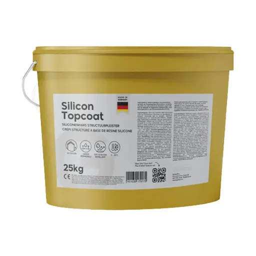 GelamPro SiliconTopcoat - Spachtelputz - Siliconenhars Structuurpleister 1,5mm - Crépi voor Buiten - 25kg (24)