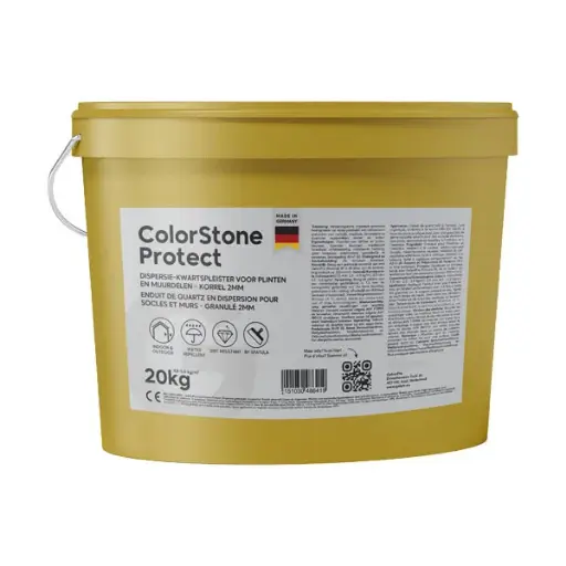 GelamPro ColorStone Protect (Decostone) - Dispersion - Enduit au quartz pour plinthes et sections murales - Granulométrie 1 mm - 25 kg (24)