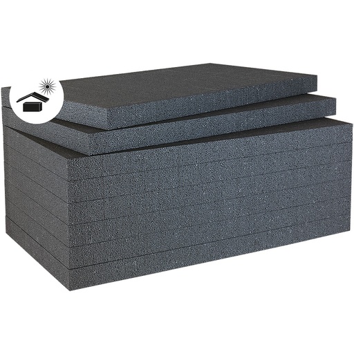 Philippine WDV 032 - Isolation extérieure en EPS Neopor, gris – λ 0,032 – Résistance à la compression de 100 kPa – 1 m²