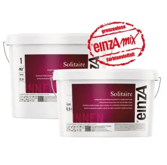 einzA Solitaire Chalk Matte Premium muurverf – voor binnen, extra mat, 10 l gekleurde verf