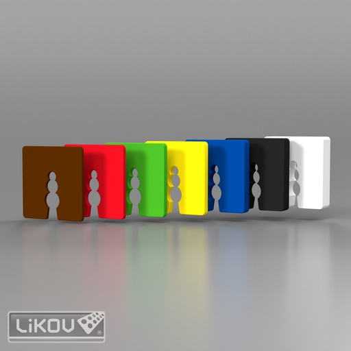 Wig / Afstandhouder voor Sokkelprofiel PVC – Stelplaat voor Uitlijning (50 stuks)