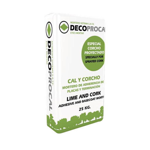 DECOPROCAL - mortier de collage et de renforcement avec liège - fin - 25kg (40)