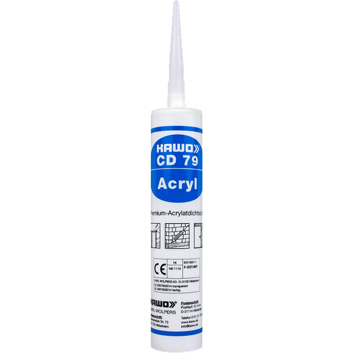 KAWO CD 79 - mastic acrylique élastique - pouvant être peint - 310 ml [20]