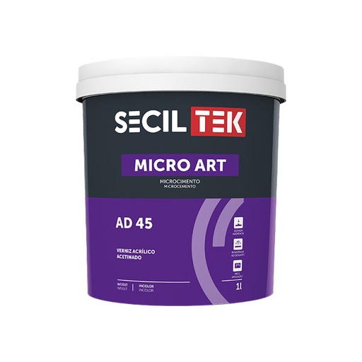 [ad45-1] Seciltek Micro Art AD 45 - acryl vernis - satijn - 1 liter