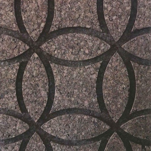 DesignKurk MDFacade CIRCLES M1 - Decoratieve Kurkpanelen - 40mm - 0,5m2