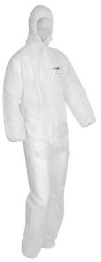Wegwerp Overall / Schilderspak met capuchon (type 5/6) - Wit