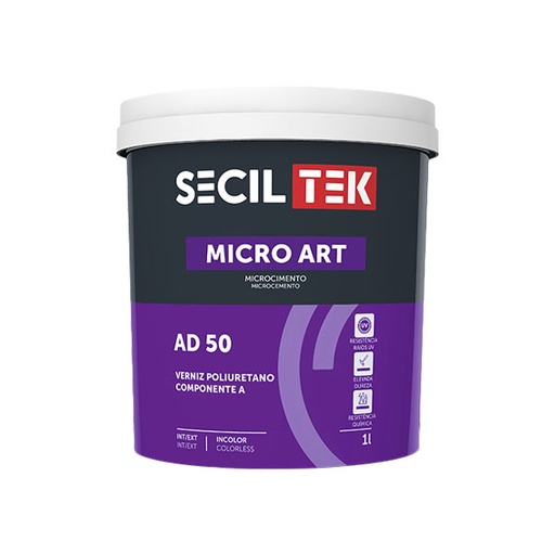 [ad50-1] Seciltek Micro Art AD 50 - PU vernis (A+B) - mat - 1,1 liter